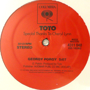 iڍ F TOTO(12) GEORGY PORGY / CHILD'S ANTHEM