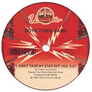 iڍ F BOYS TOWN GANG(12) CAN'T TAKE MY EYES OFF YOU