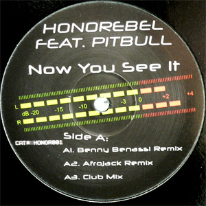 iڍ F HONOREBEL FEAT.PITBULL(12) NOW YOU SEE IT