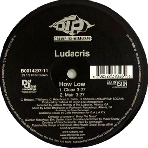 商品詳細 ： LUDACRIS(12) HOW LOW