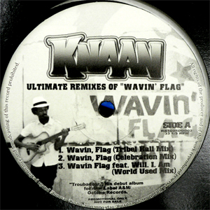 iڍ F K'NAAN(12) ULTIMATE REMIXES OF WAVIN' FLAG / OH AFRICA