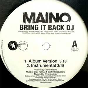 iڍ F MAINO(12) BRING IT BACK DJ