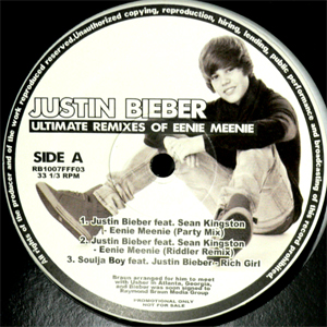 iڍ F JUSTIN BIEBER(12) ULTIMATE REMIXES OF EENIE MEENIE