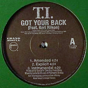 iڍ F T.I.(12) GOT YOUR BACK / YEAH YA KNOW