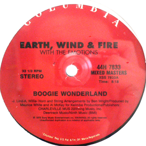 商品詳細 ： EARTH WIND & FIRE(12) BOOGIE WONDERLAND