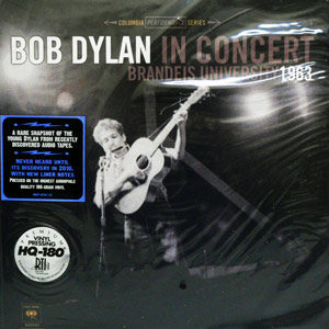 商品詳細 ： BOB DYLAN　(ボブ・ディラン)　(LP 180g重量盤)　タイトル名：IN CONCERT: BRANDEIS UNIVERSITY 1963