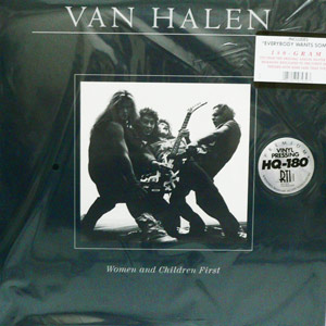 VAN HALEN　(ヴァン・ヘイレン)　(LP 180g重量盤)　タイトル名：暗黒の掟 -WOMEN AND CHILDREN FIRST-