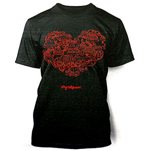 商品詳細 ： CAMPANELLA/MY CALIFORNIA 限定Tシャツ【Black】