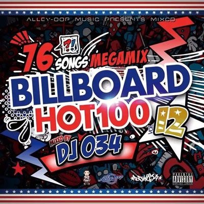 DJ 034 (MIX CD) BILLBOARD HOT100 vol.12のご紹介です。