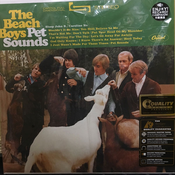 盤質良好 The Beach Boys Pet Sounds 高音質盤 180g The Beach Boys - Pet Sounds (Original Mono & Stereo Mix