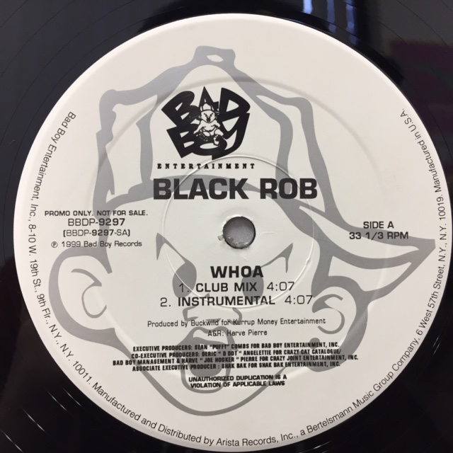 商品詳細 ： 【中古・USED】BLACK ROB(12inch) WHOA