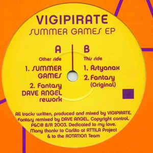 iڍ F yÁEUSEDzVIGIPIRATE(12inch) SUMMER GAMES EP