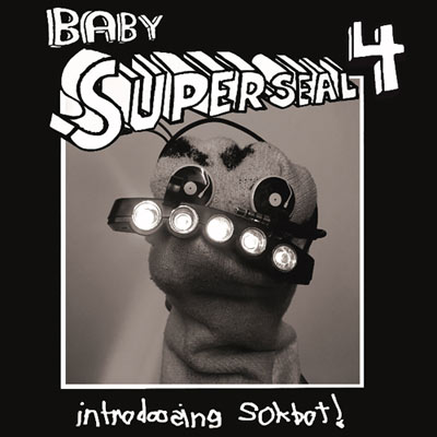 商品詳細 ： 【Qbert監修の大定番スクラッチツールの7インチバトブレ】Sokbot (DJ Qbert)(7inch) Baby Super Seal 4【White/Red Splatter】