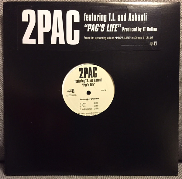 中古・USED】2PAC FEAURING T.I. AND ASHANTI(12inch) PAC'S LIFE -DJ