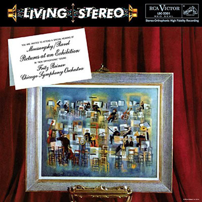iڍ F CHICAGO SYMPHONY ORCHSTRA,REINER(2LP/45]) MOUSSORGSKY { RAVEL - PICTURES AT AN EXHIBITIONy!QUALITY RECORD PRESSINGSz