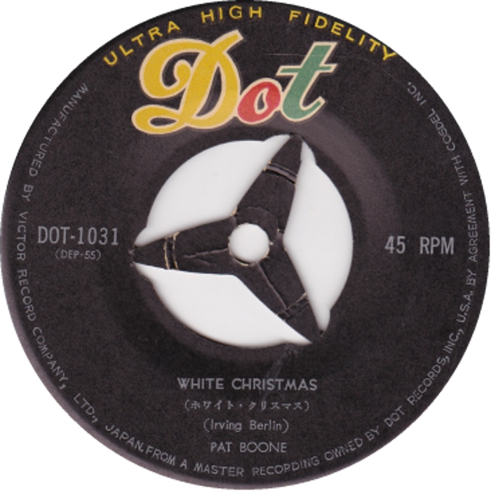 商品詳細 ： 【中古・USED】PAT BOONE(7inch)　WHITE CHRISTMAS