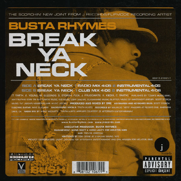 iڍ F yÁEUSEDzBUSTA RHYMES (12inch) BREAK YA NECK