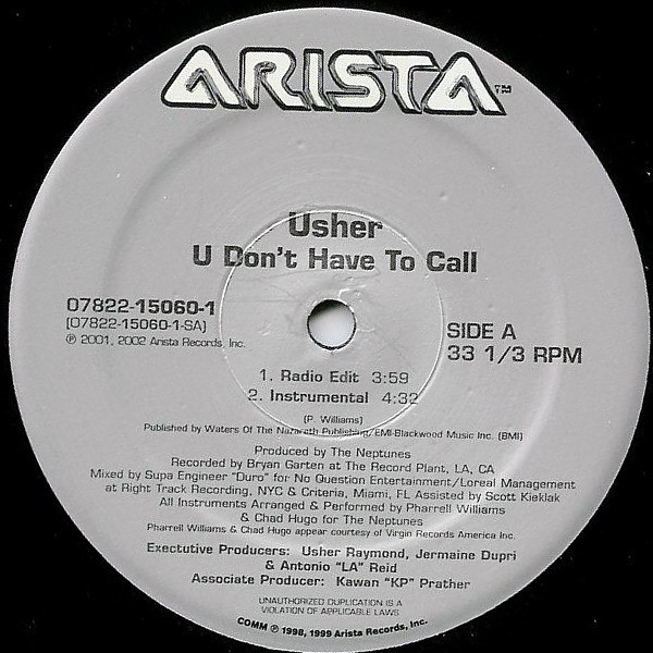 商品詳細 ： 【中古・USED】Usher (12) U Don't Have To Call