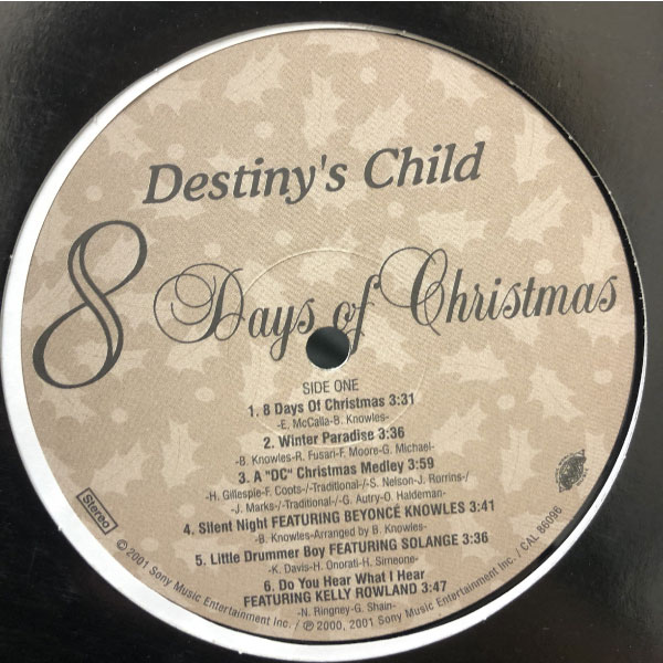 中古・USED】Destiny's Child (12) 8 Days of Christmas -DJ機材