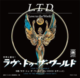 iڍ F L.T.D.(7inch) LOVE TO THE WORLD