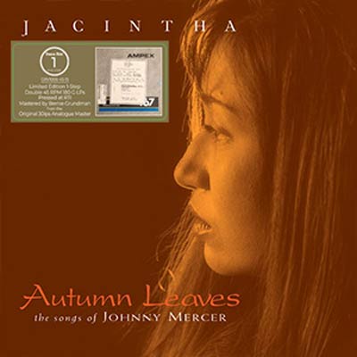 iڍ F JACINTHA(180gdʔ/45]/2LP) AUTUMN LEAVES THE SONGS OF JOHNNY MERCER ONE-STEPyVAio[tՁz