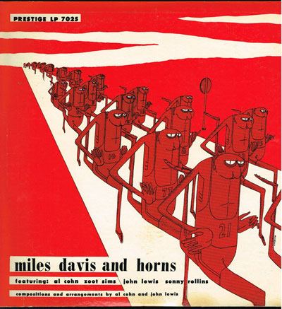 iڍ F MILES DAVIS(LP) AND HORNS