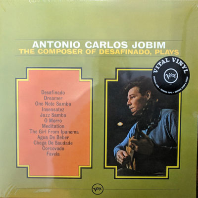 iڍ F ANTONIO CARLOS JOBIM(LP) THE COMPOSER OF DESAFINADO, PLAYS