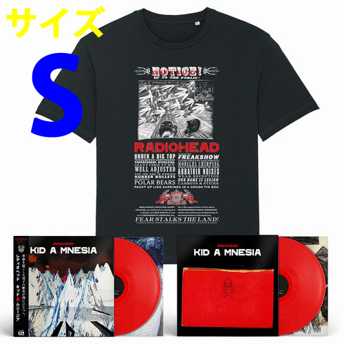 iڍ F RADIOHEAD(3LP+T SHIRT/size S) KID A MNESIAy背bhEJ[oCiz