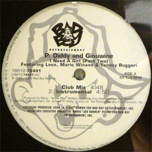 P. Diddy I Need a Girl pt1,2 12インチレコード P. Diddy - I Need A Girl (Part One), 12