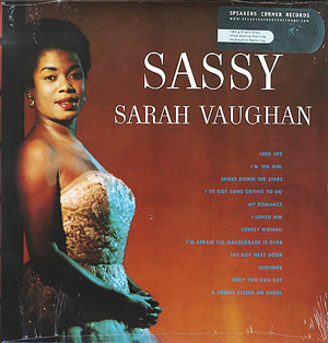 iڍ F SARAH VAUGHAN@(TEH[)@(LP 180gdʔ)@^CgFSASSYyISPEAKERS CONER RECORDSz