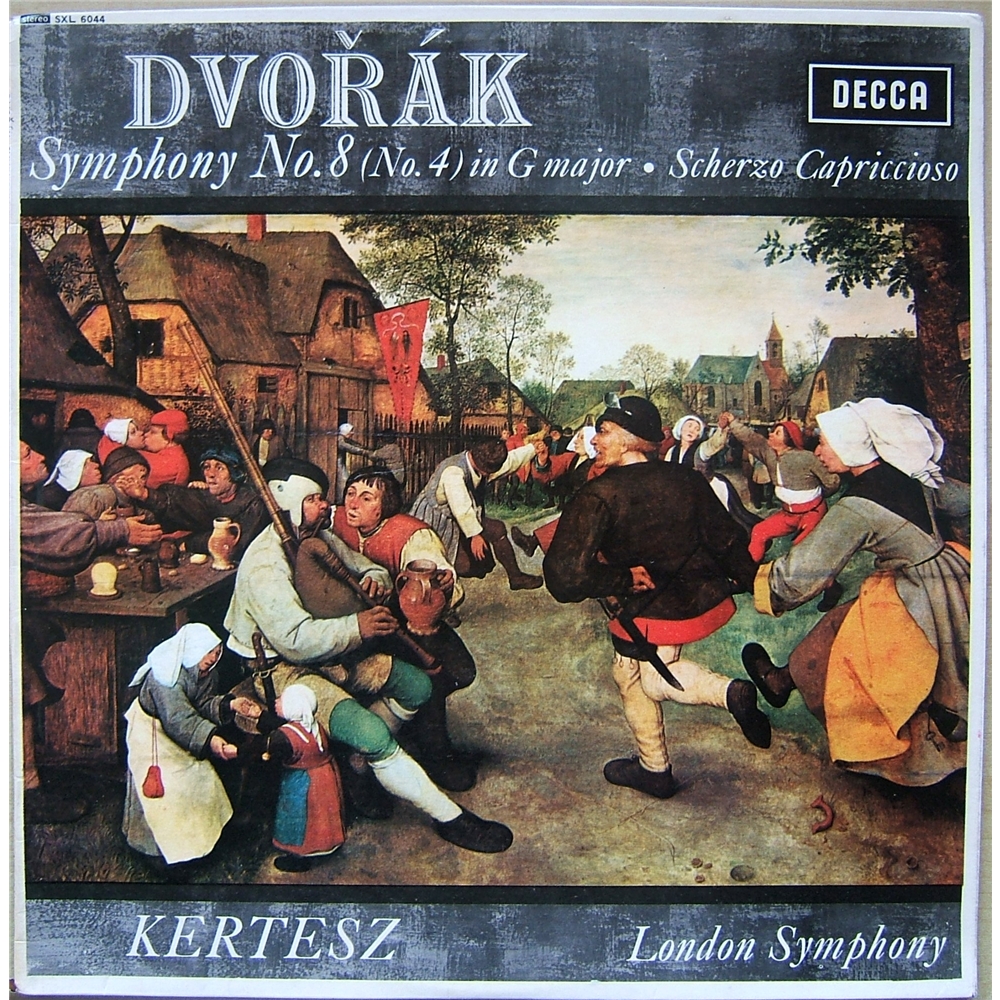 iڍ F KERTESZ(CVg@EPeX)w/LONDON SYMPHONY(hyc)@(LP 180gdʔ)@DVORAK(hHU[N)F No.8/SCHERZO CAPRICCIOSO(XPcHEJvb`[\)yISPEAKERS CONER RECORDSz