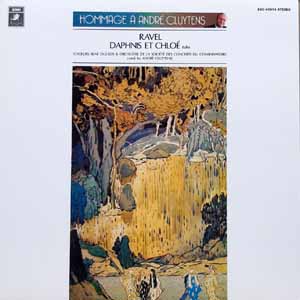 商品詳細 ： 【USED・中古】アンドレ・クリュイタンス指揮 パリ音楽院管弦楽団 (LP) ラヴェル管弦楽曲全集 Vol.1 バレエ音楽「ダフニスとクロエ」全曲