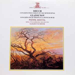 商品詳細 ： 【USED・中古】クラウディオ・シモーネ指揮 ロイヤル・フィルハーモニー管弦楽団 (LP) ブルッフ グラズノフ ヴァイオリン協奏曲 ヴァイオリン協奏曲 第1番 ト短調 作品26