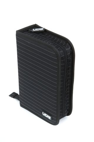 U9977BG/CD Wallet 100 Black Grey Stripe [100枚収納CDケース] -DJ
