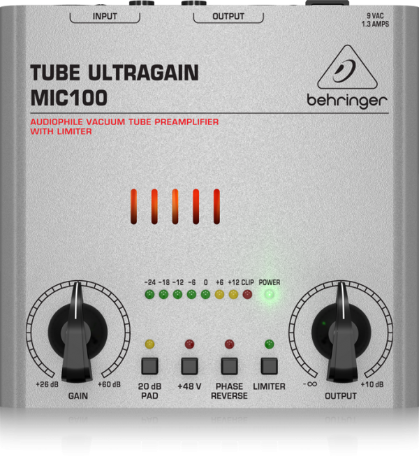 BEHRINGER(xK[) MIC100 TUBE ULTRAGAIN