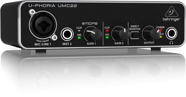 BEHRINGER ベリンガー UMC22 USBオーディオインターフェース