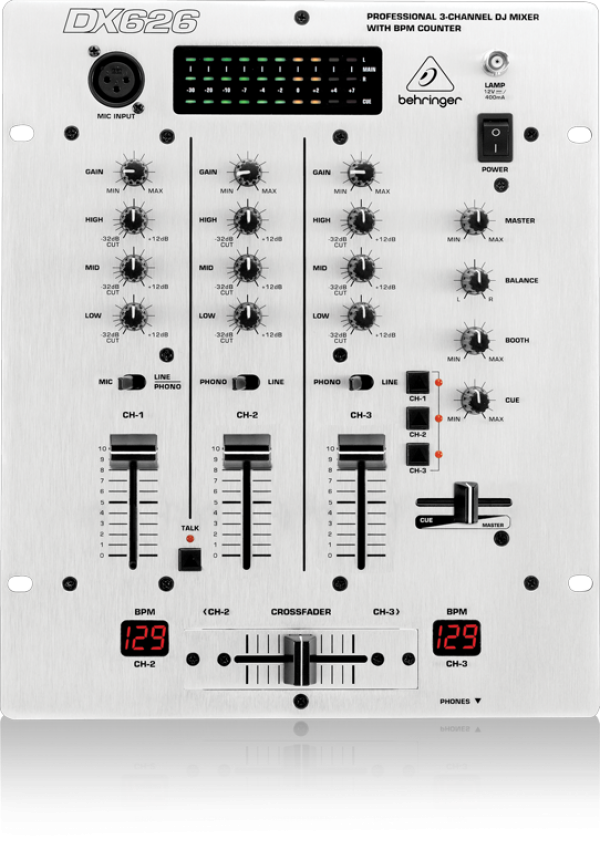 DJミキサー BEHRINGER PRO MIXER DX626