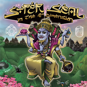 商品詳細 ： SKRATCHY SEAL (DJ Q-BERT) (2LP) SUPER SEAL IN THE 4TH DIMENSION【1500枚限定 GLOW IN THE DARK蛍光ヴァイナル仕様!!】