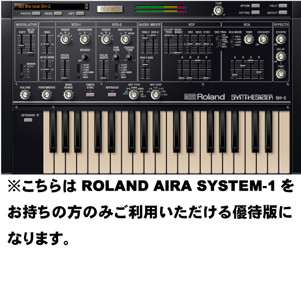 iڍ F ySYSTEM-1̂݁̕IzROLAND/\tgEFAEVZTCU[/AIRA SH-2-S PLUG-OUTiSYSTEM-1I[i[pDҔŁj