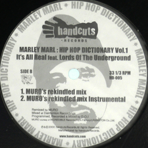 商品詳細 ： 【USED・中古】　MARLEY MARL(12) HIP HOP DICTIONARY VOL.1