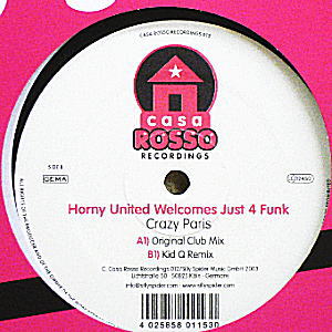 商品詳細 ： 【USED・中古】HORNY UNITED WELCOMES JUST 4 FUNK(12) CRAZY PARIS(PARIS LATINO)