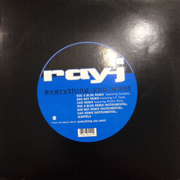 商品詳細 ： RAY-J(12) EVERYTHING YOU WANT
