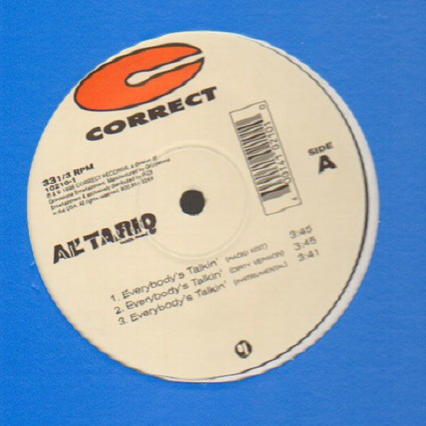 商品詳細 ： AL'TARIQ(12)EVERYBODY'S TALKIN	