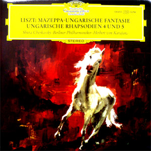 商品詳細 ： ベルベルト・フォン・カラヤン指揮 ベルリン・フィル シューラ・チェルカスキー(pf) (LP) リスト　マゼッパ、ハンガリー幻想曲