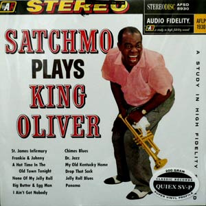 iڍ F LOUIS ARMSTRONG@(CEA[XgO)@(LP 200gdʔ)@^CgFSATCHMO PLAYS KING OLIVER