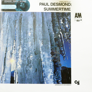 商品詳細 ： PAUL DESMOND　(ポール・デズモンド)　(LP 180g重量盤)　タイトル名：SUMMERTIME