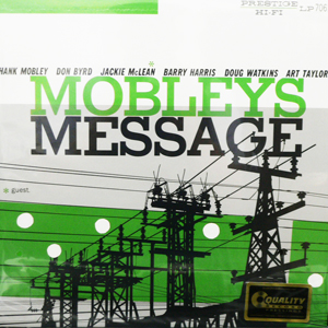【レコード】HANK MOBLEY『MESSAGE』（アナプロ盤）2枚セット HANK MOBLEY (ハンク・モブレイ) (LP 200g重量盤) タイトル名