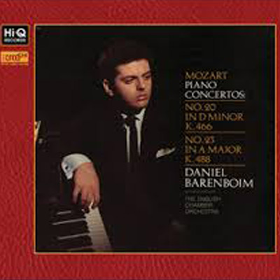 iڍ F DANIEL BARENBOIM THE ENGLISH CHAMBER ORCHESTRA(XRCD)MOZART PIANO CONCERTOS NO.20 IN D MINOR K.466 NO.23 IN AMAIOR K.488