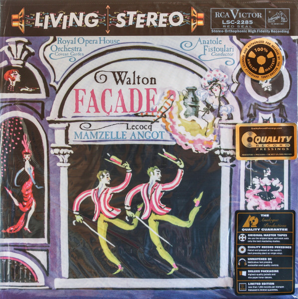 iڍ F ydlR[hZ[!60%OFF!zAnatole Fistoulari(33rpm 200g LP Stereo)Walton:Facade /Mam'zelle Angot