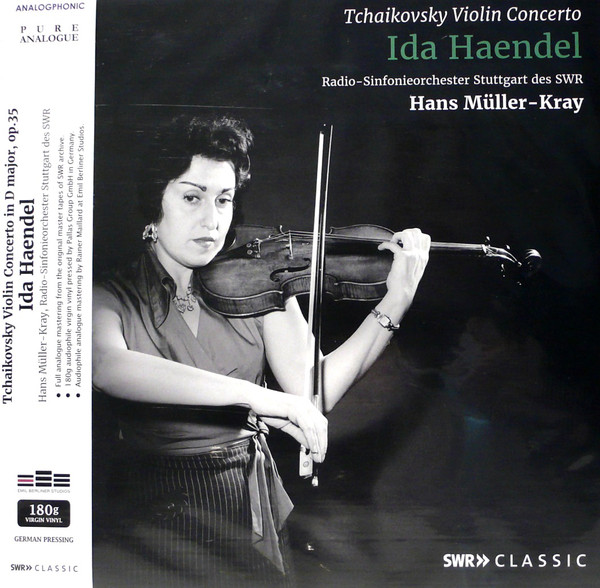 iڍ F ydlR[hZ[!60%OFF!zRadio-Sinfonieorchester Stuttgart des SWR(33rpm 180g LP Stereo)Ida Haendel(vn)/Hans Muller-Kray(cond)